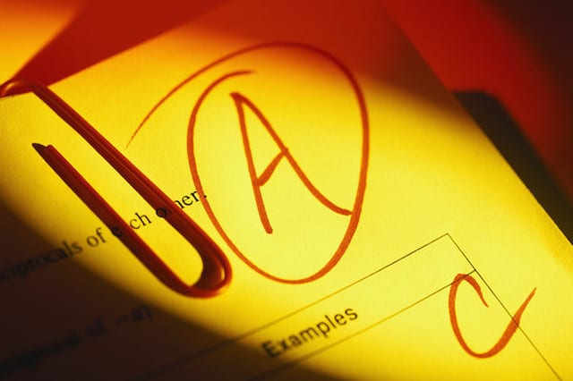 State College - Good Grade on Test