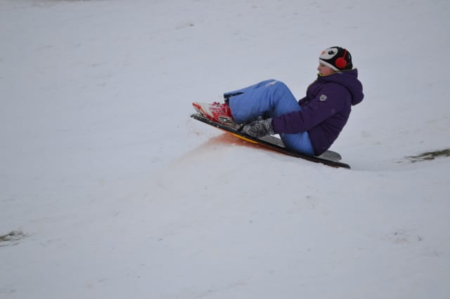 State College - Kid sledding