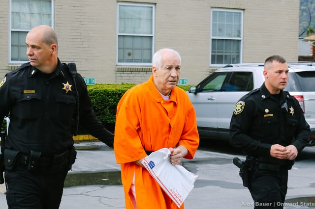 Sandusky Returns to Centre County Court Seeking New Trial