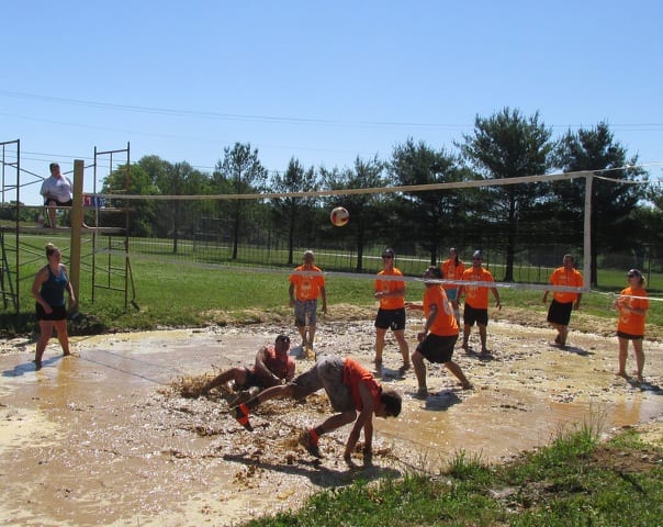 State College - Mud volleyball