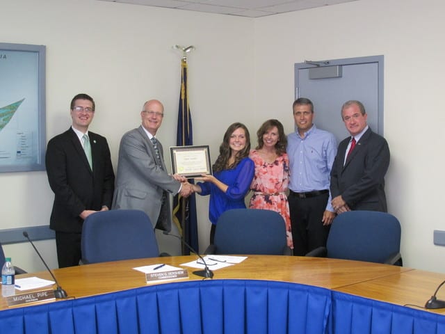 County Commissioners Honor 17-Year-Old Penn State Junior