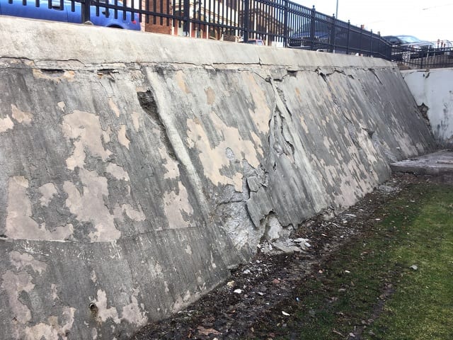 State College - Courthouse wall