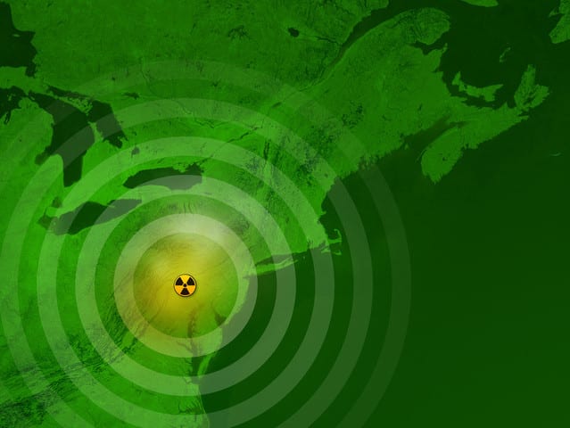 State College - Map USA Three Mile Island Nuclear Disaster