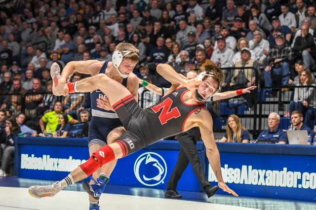 State College - 157: #1 Jason Nolf PSU dec. #2 Tyler Berger NEB, 10-4