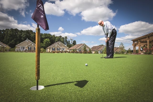 After getting some expert help from golf legend Arnold Palmer, The Village at Penn State opens a first-of-its-kind park