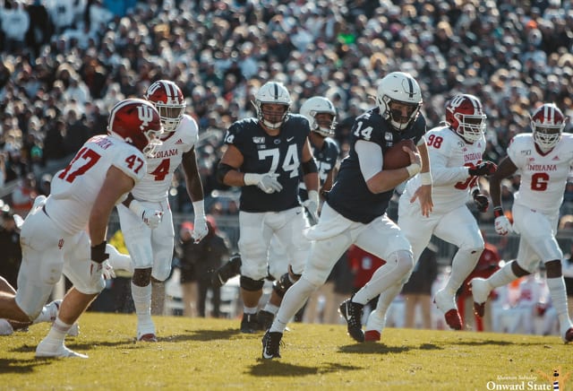 No. 9 Penn State Bounces Back in 34-27 Win over Indiana