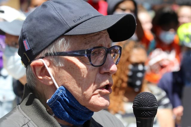 State College - Filippelli speaks at protest