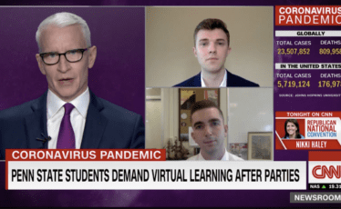 Student Government President Calls for Penn State to Move to Remote Learning