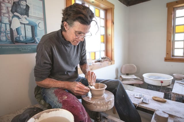 Creativity at the Wheel: For Scot Paterson of Aaronsburg Pottery, art begins with a pile of clay and an appreciation for his customer