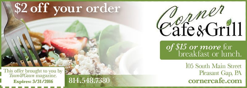 Corner Cafe Web Coupon