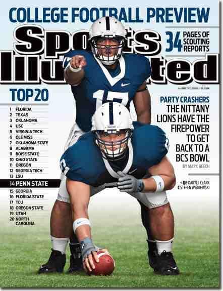 State College - Clark on the cover of Sports Illustrated|Daryll Clark