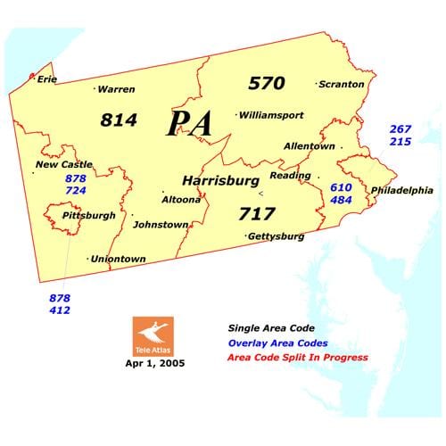 State College - Area codes