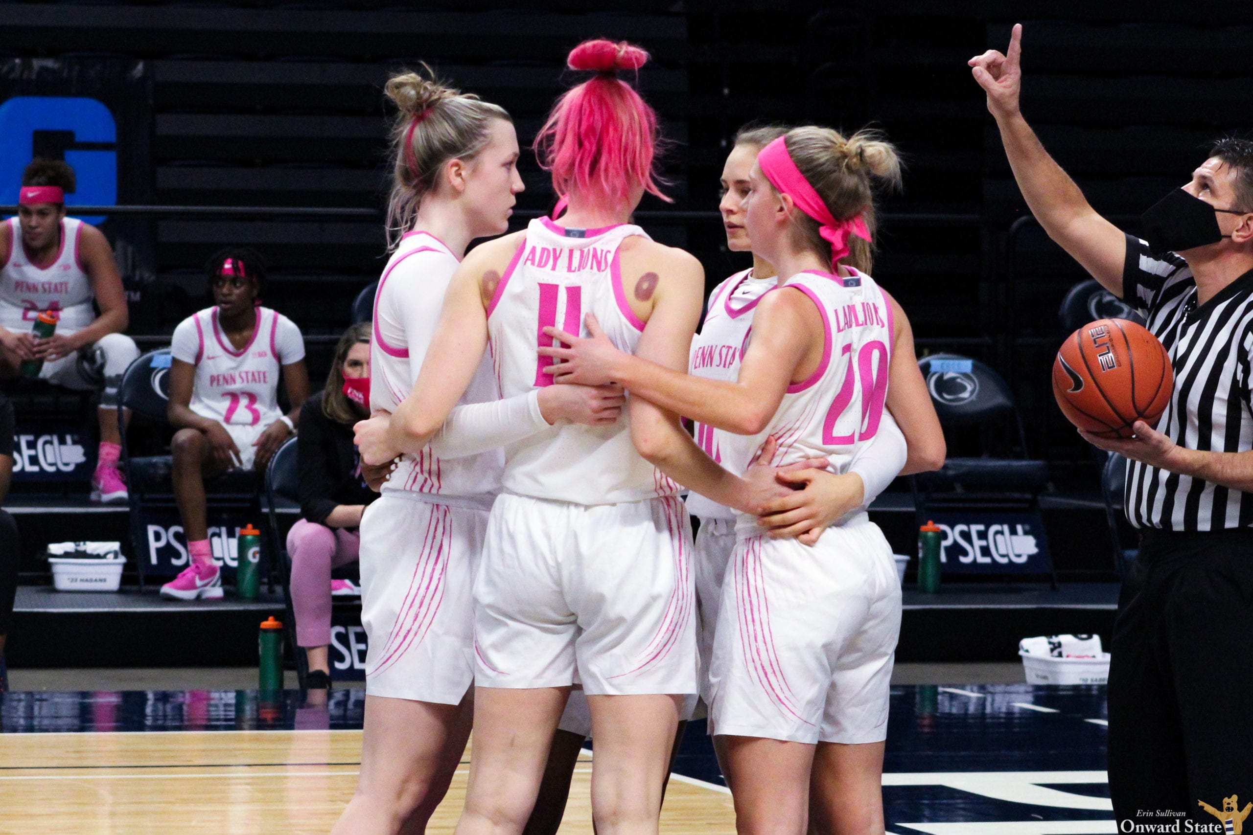 State College - Lady Lion basketball Pink Zone game 2021
