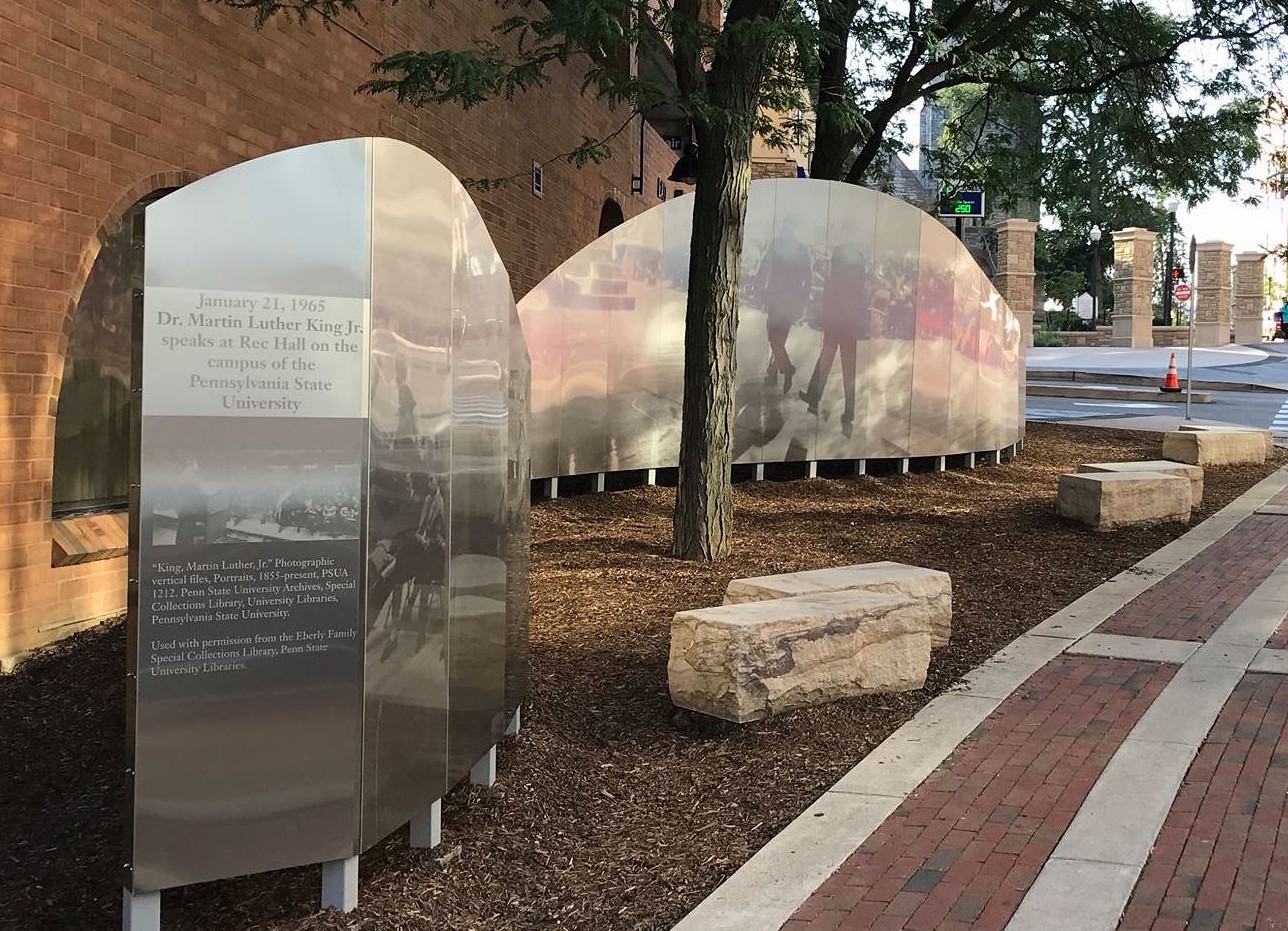 State College - mlk plaza mural