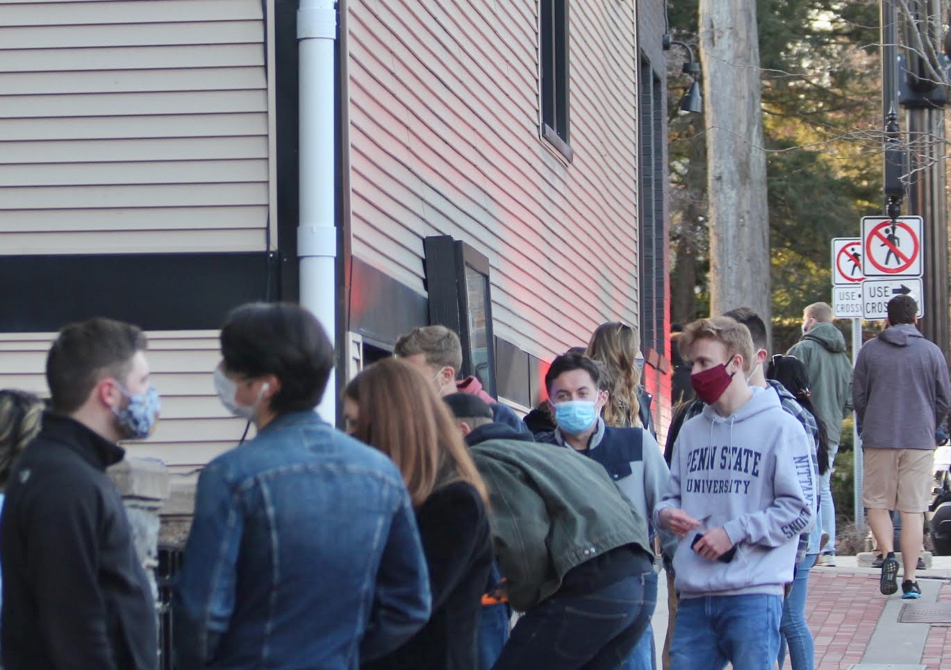 State College - line on Pugh Street