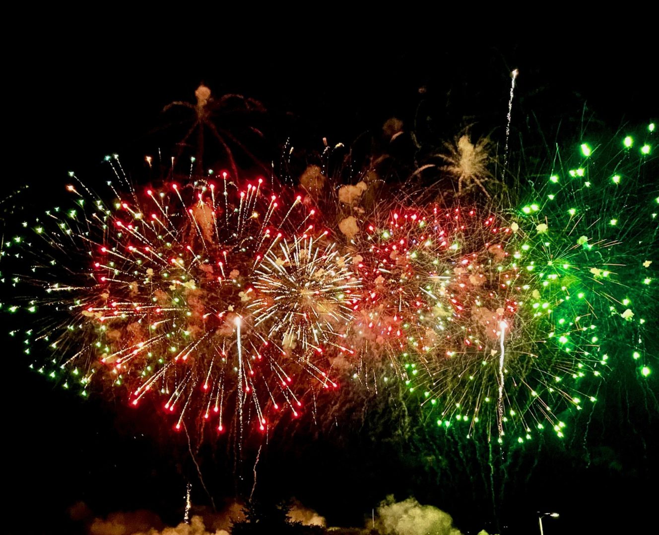 Fourth of July Fireworks Light Up the Sky Over Medlar Field State
