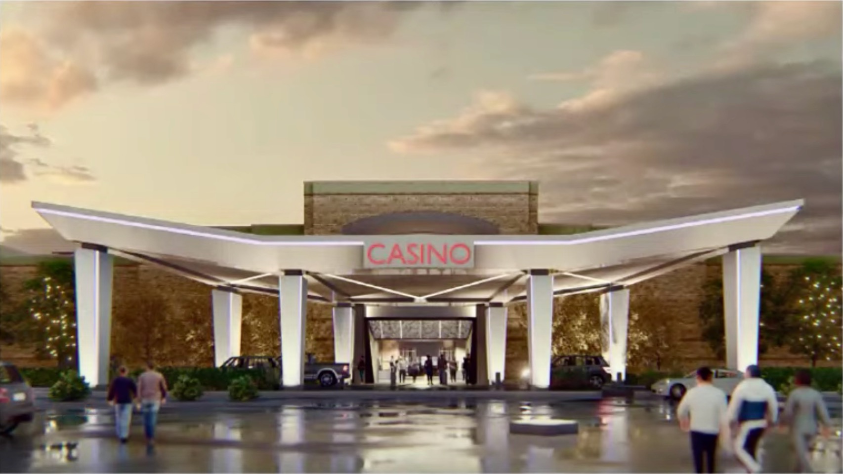 State College - casino facade