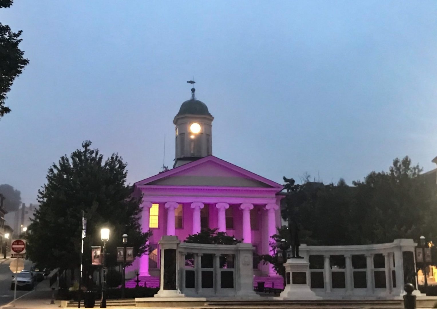 State College - courthouse purple