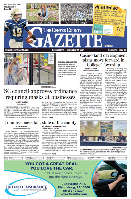 Centre County Gazette