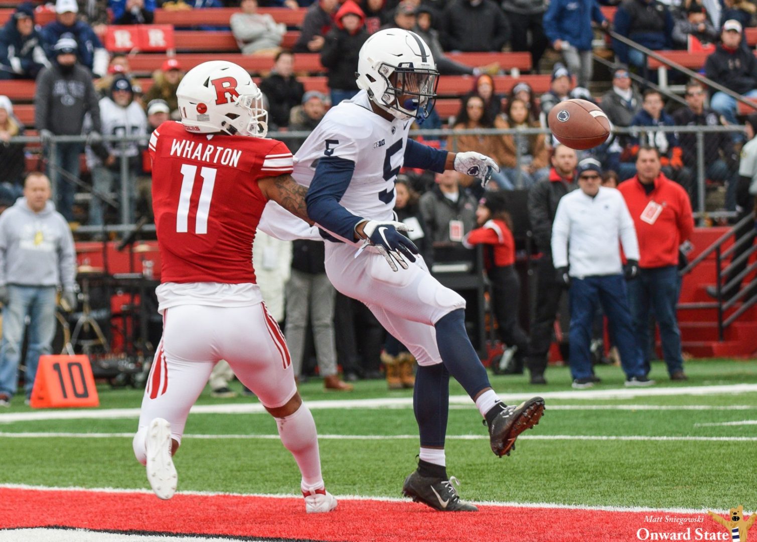 State College - Matt-Sniegowski-Football-vs-Rutgers-Jahan-Dotson-2