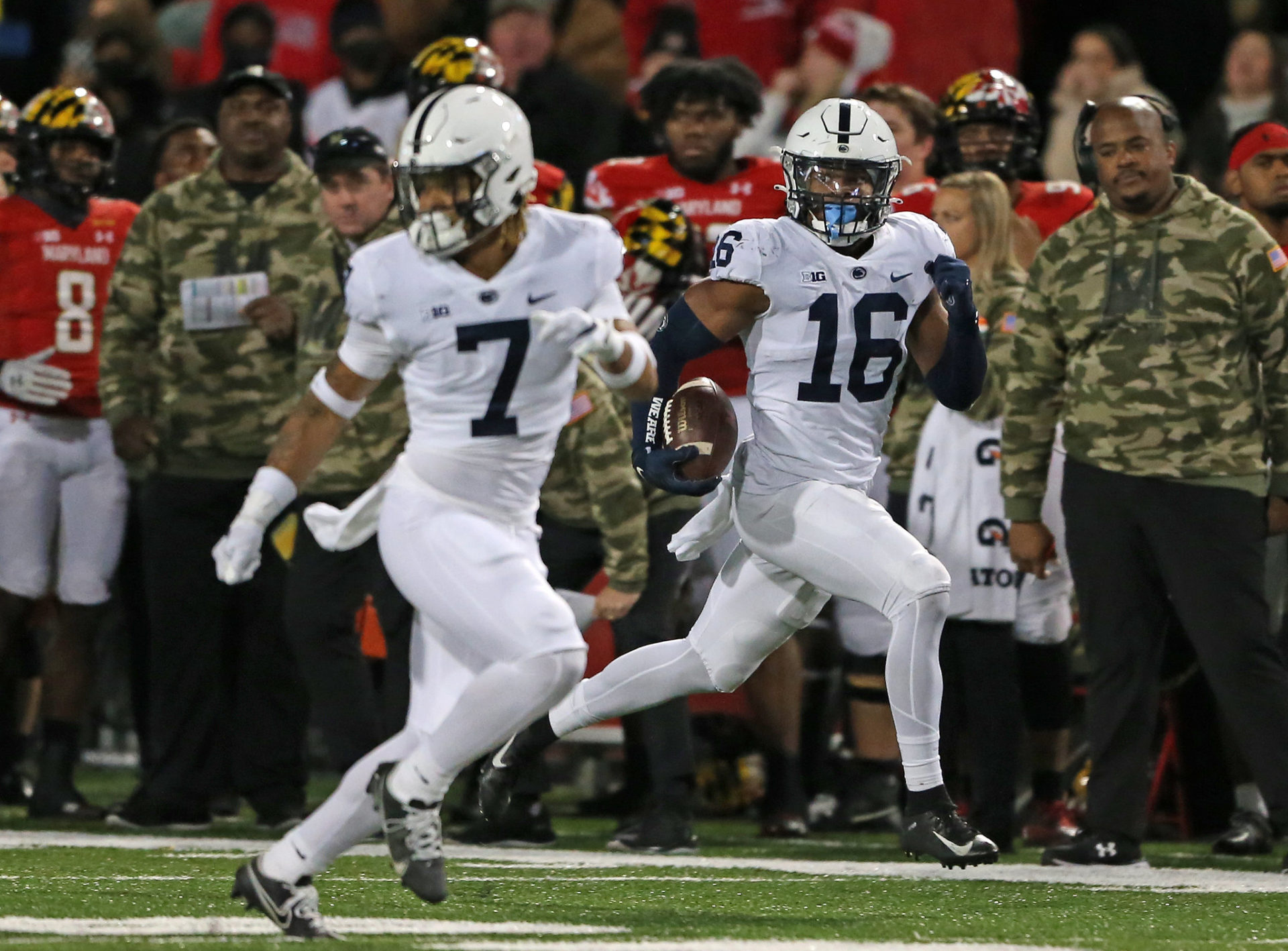 State College - ji'ayir brown int vs maryland