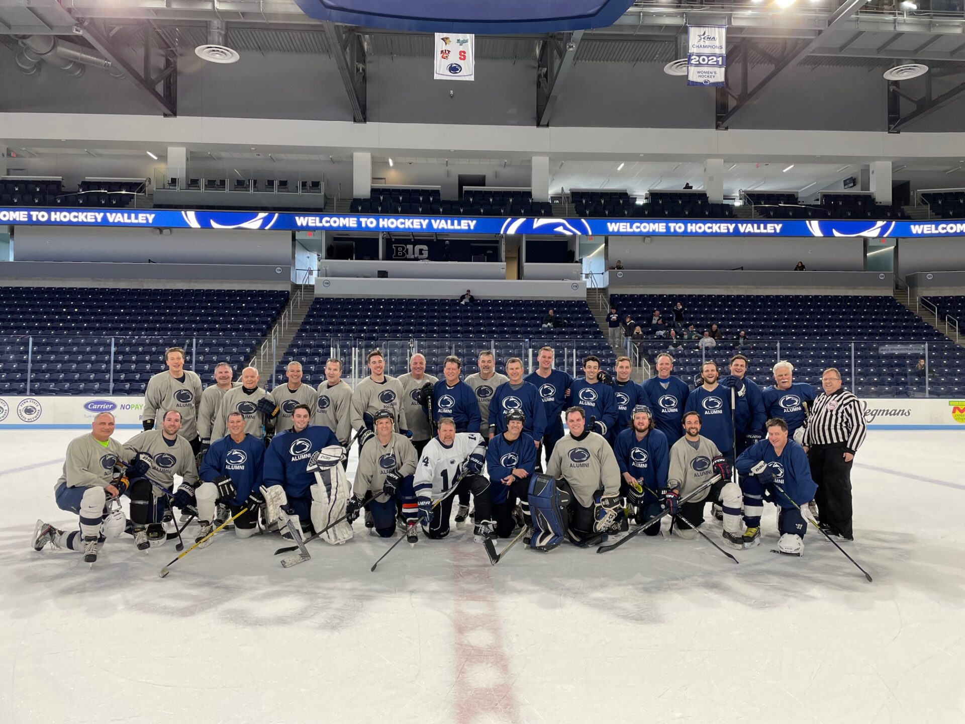 Ice Hockey at Penn State Celebrates 10 Years, and 50 Years State