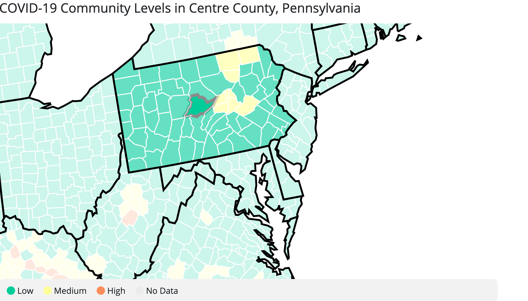 State College - Centre_County_Pennsylvania_COVID-19_Community_Levels