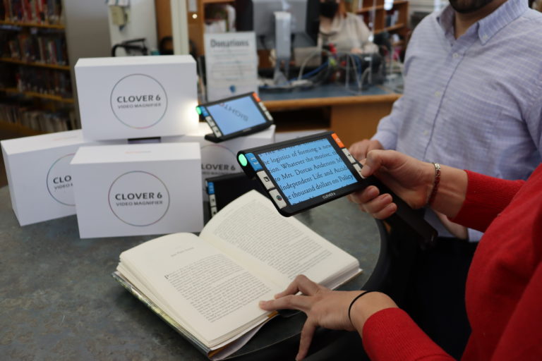 Centre County Library Receives New Technology Donation to Aid People with Low Vision