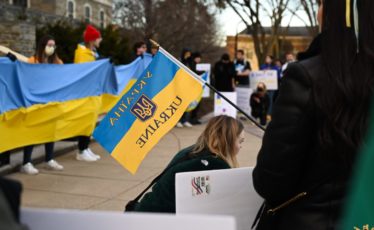 Students and Community Unite Again to Show Support for Ukraine