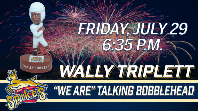 State College Spikes to Honor Penn State Trailblazer Wally Triplett with Talking ‘We Are’ Bobblehead