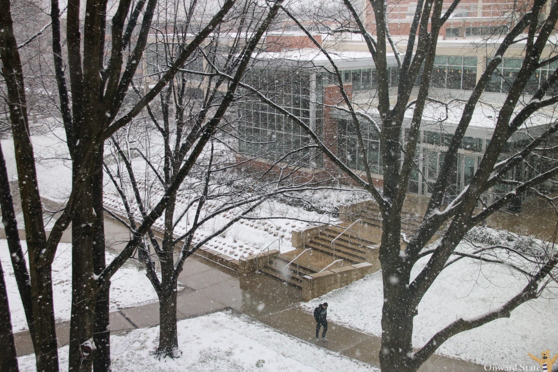 State College - snow april 18