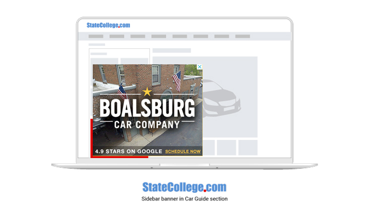 State College Ads in Website