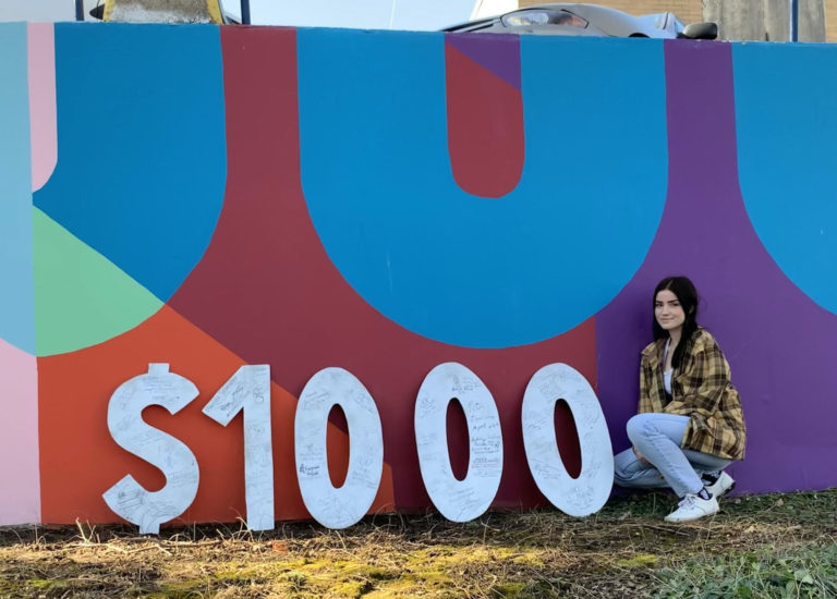 Student’s State College Parking Meter Art Project Benefits THON