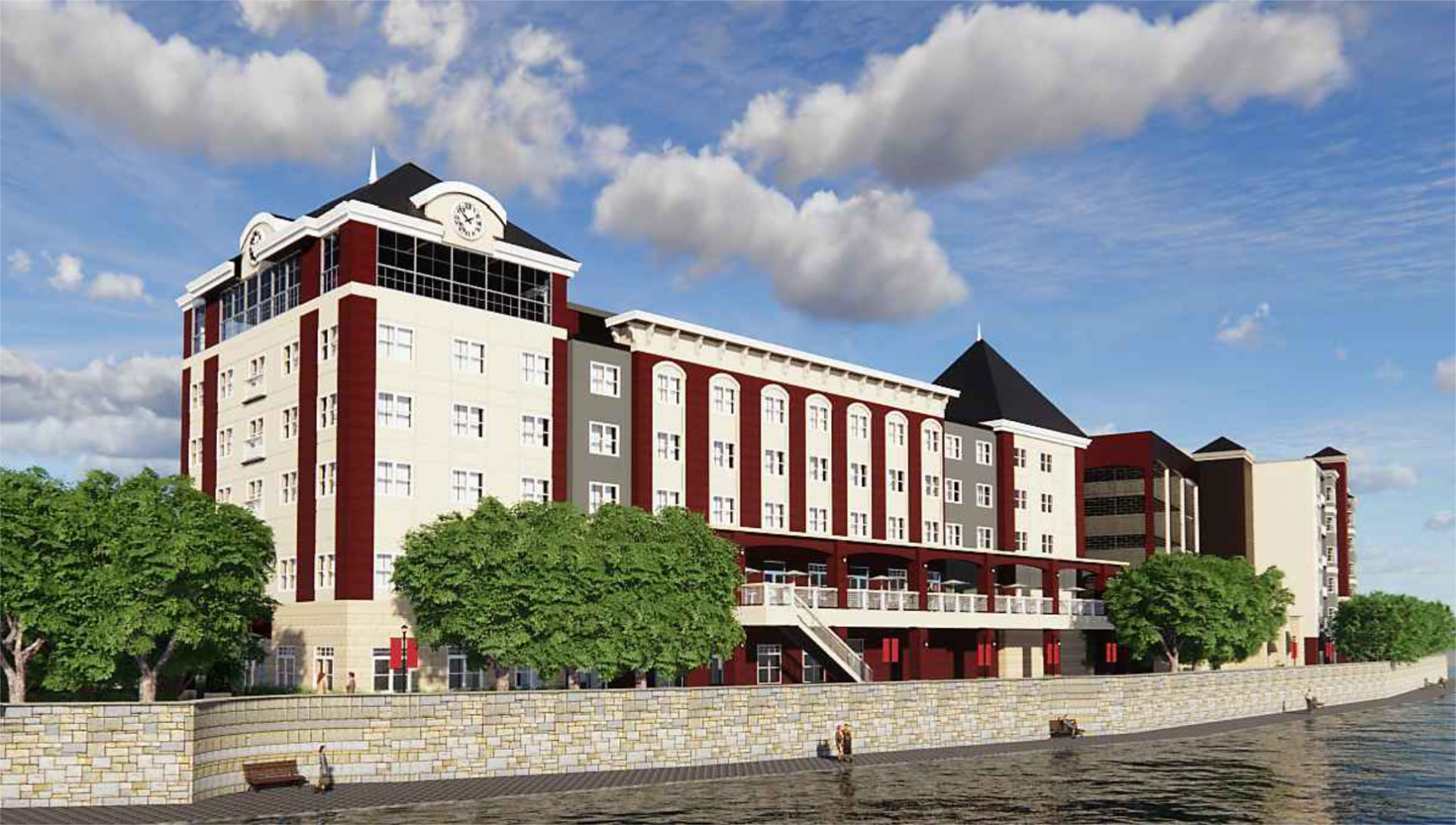 State College - Hotel Rendering - creek side