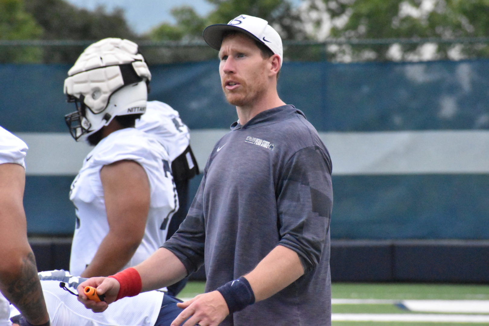 Penn State offensive line coach Phil Trautwein.