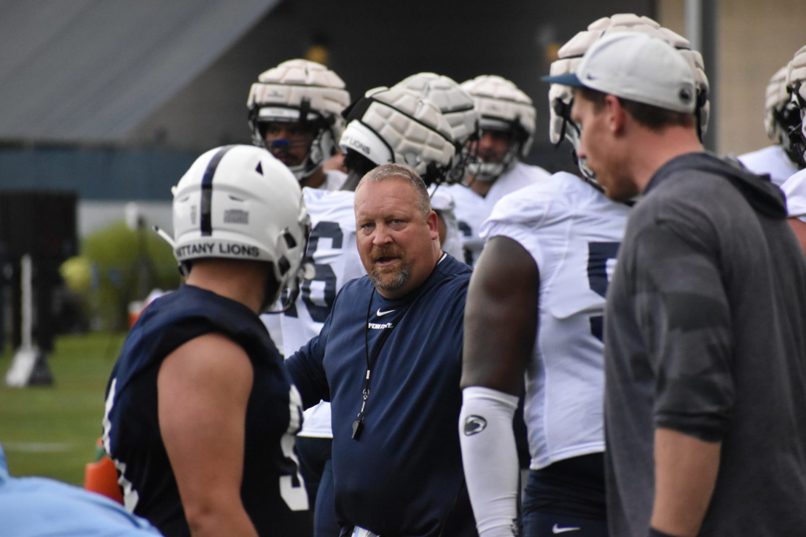 Penn State special teams coordinator Stacey Collins.