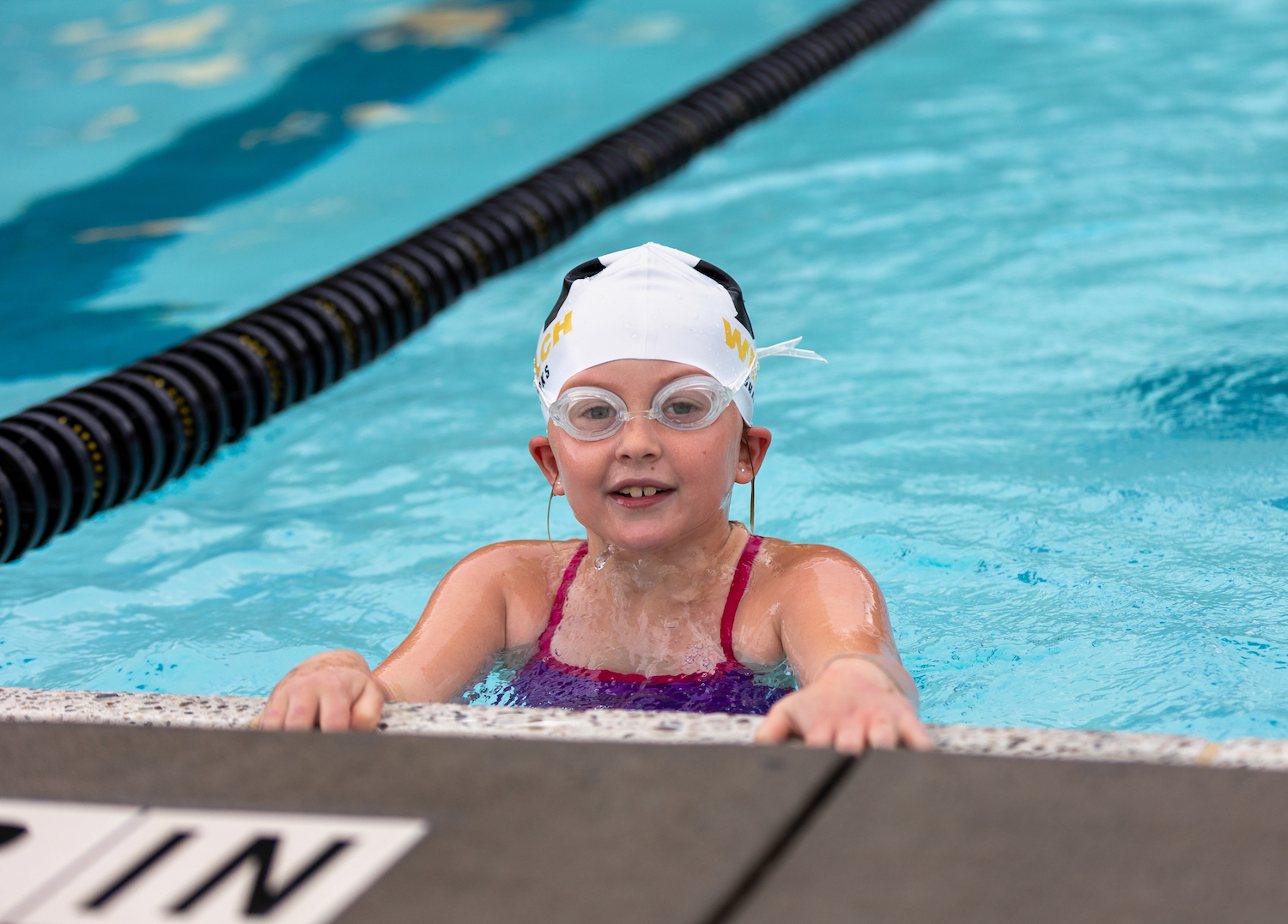 Mean Green swimming cap