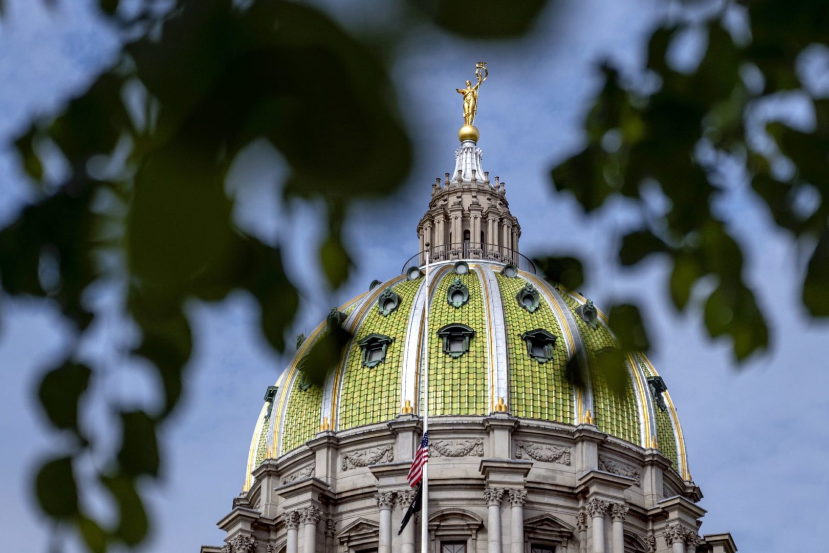 State College - capitol dome - spotlight - 8-29-22-credit tom gralish