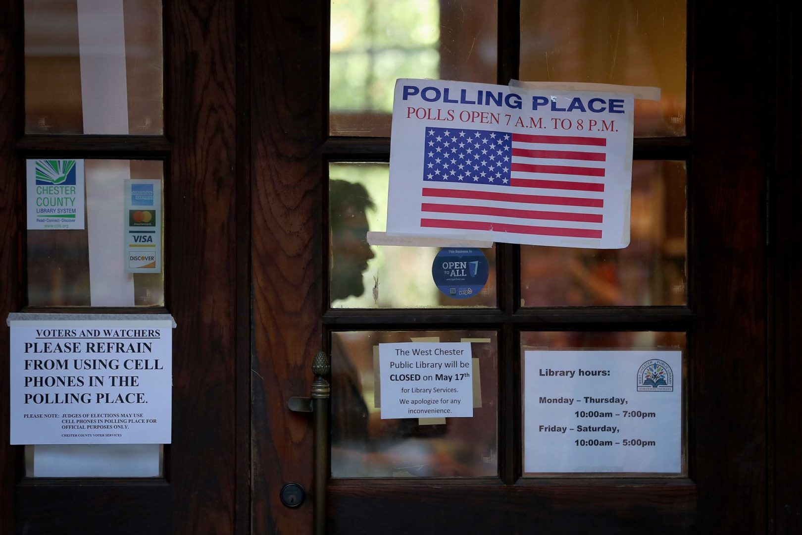 State College - voting primary spotlight credit DAVID MAIALETTI Inquirer