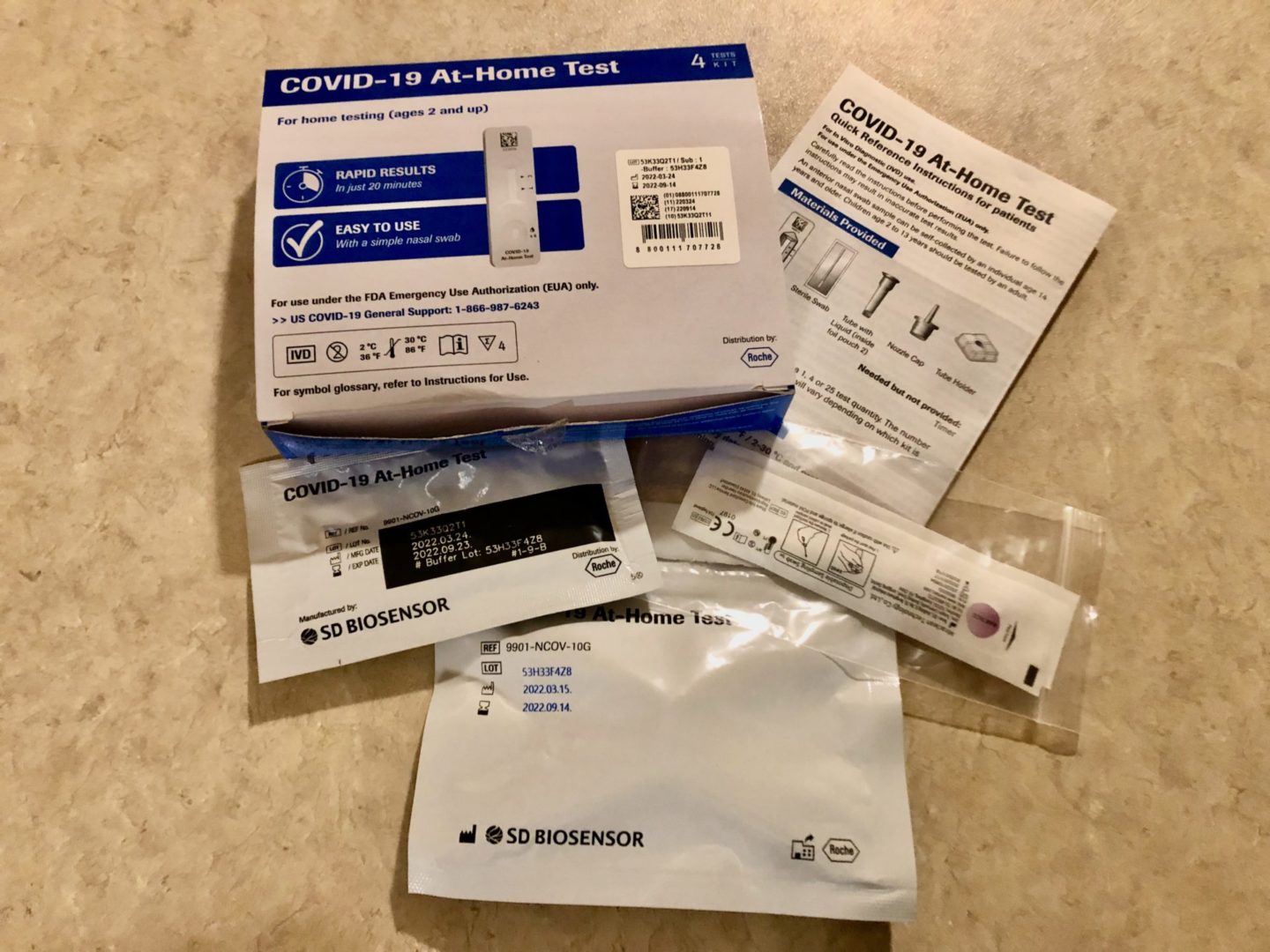 State College - covid-19 test kit