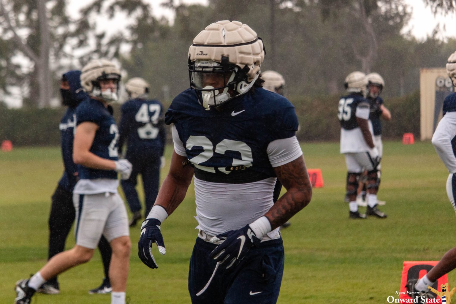 State College - curtis jacobs rose-bowl-practice