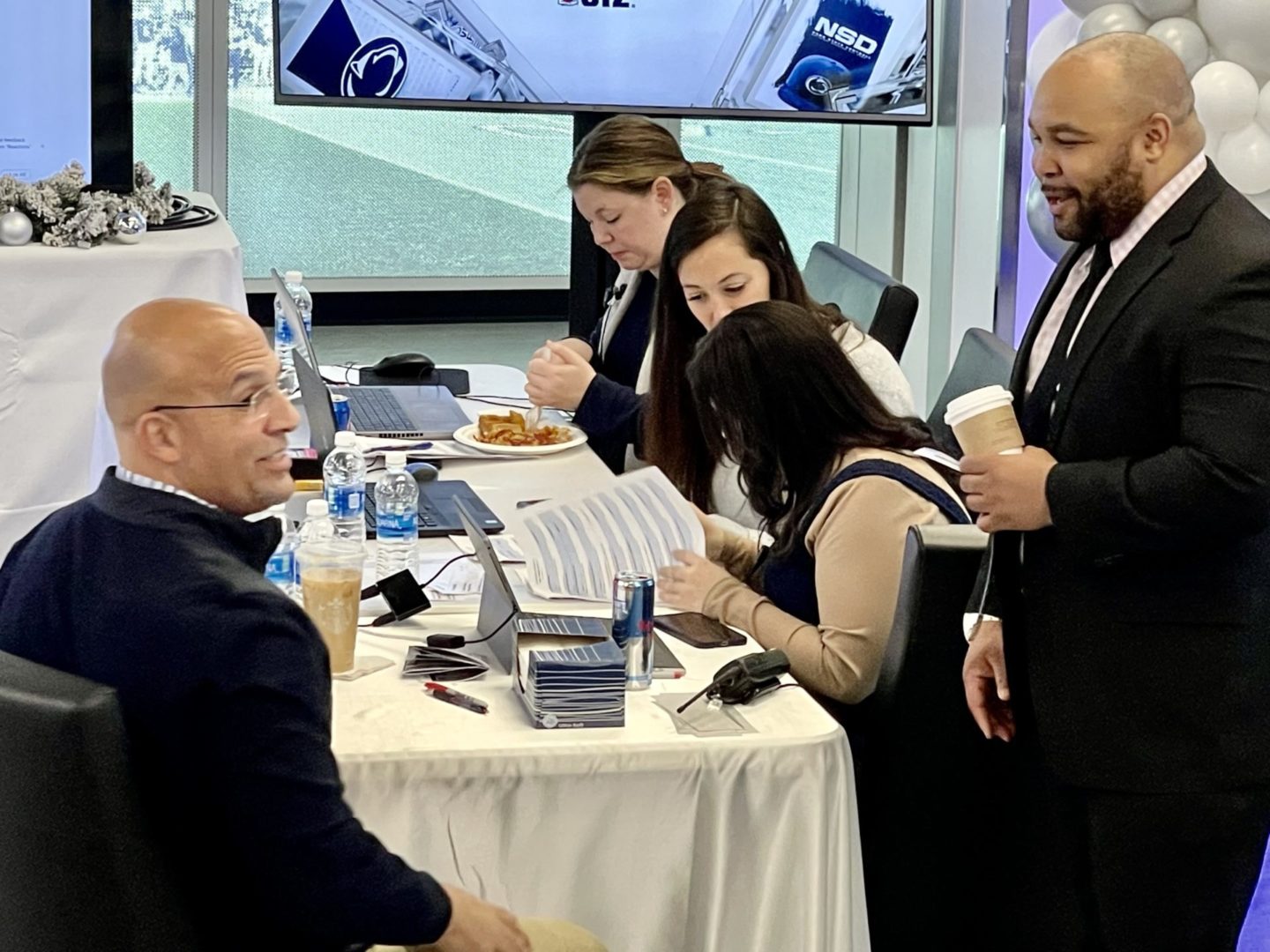State College - james franklin kenny sanders signing day 2022