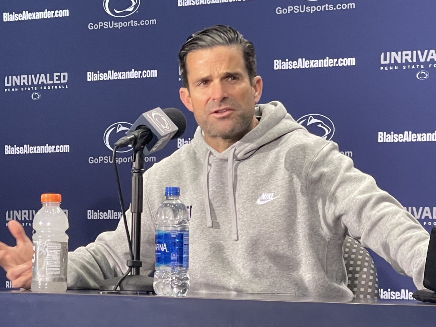 State College - manny diaz rose bowl media day credit mike poorman