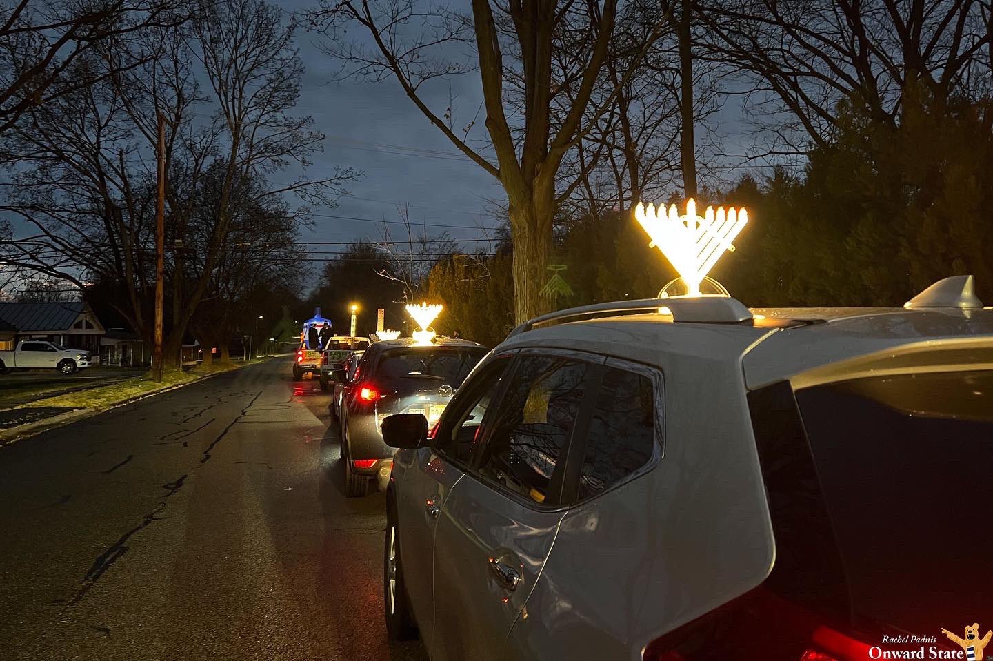 Car Menorah Parade Returns to Celebrate Hanukkah in State College