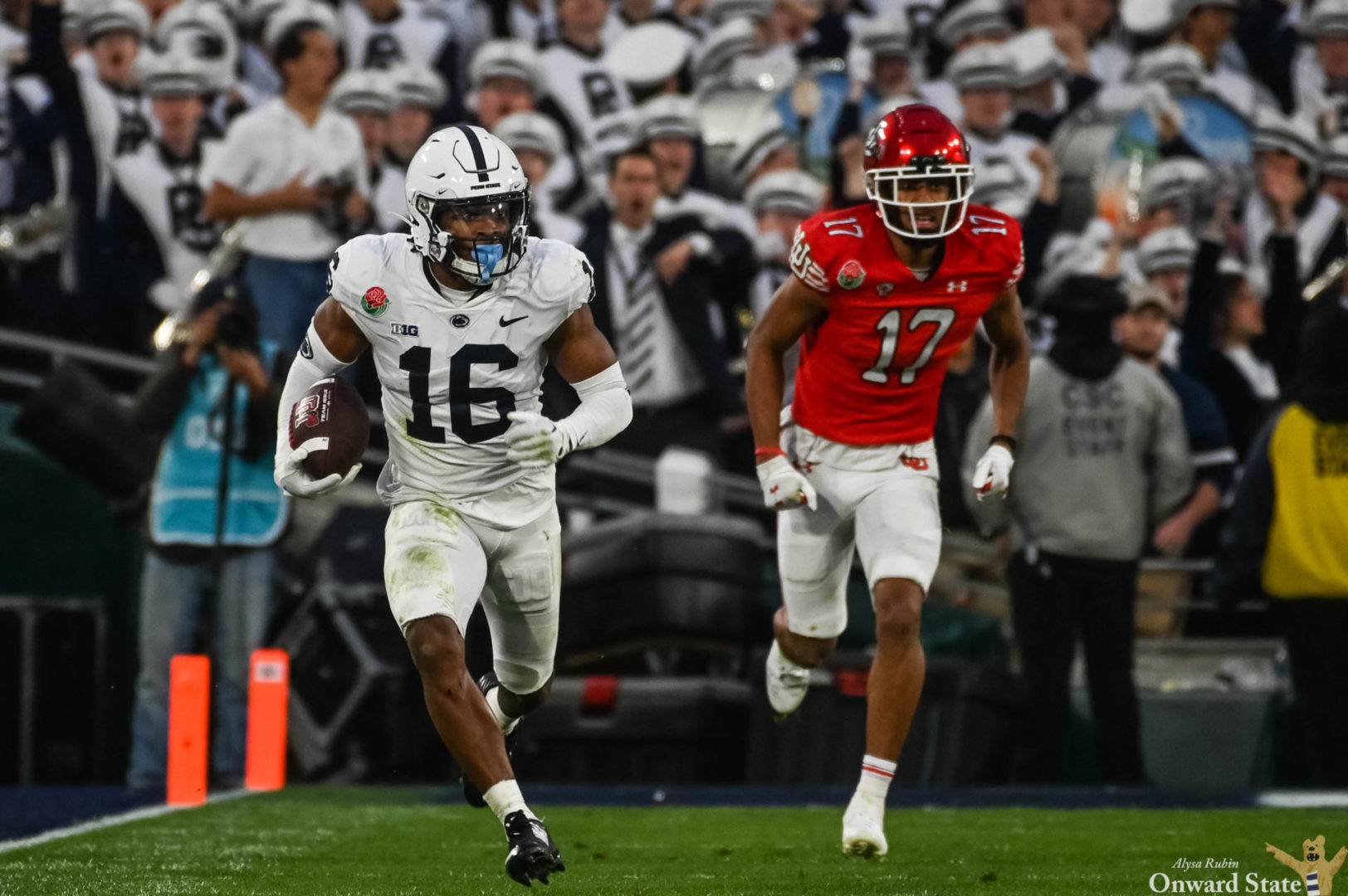 State College - Ji'Ayir Brown rose bowl int credit alysa rubin 3