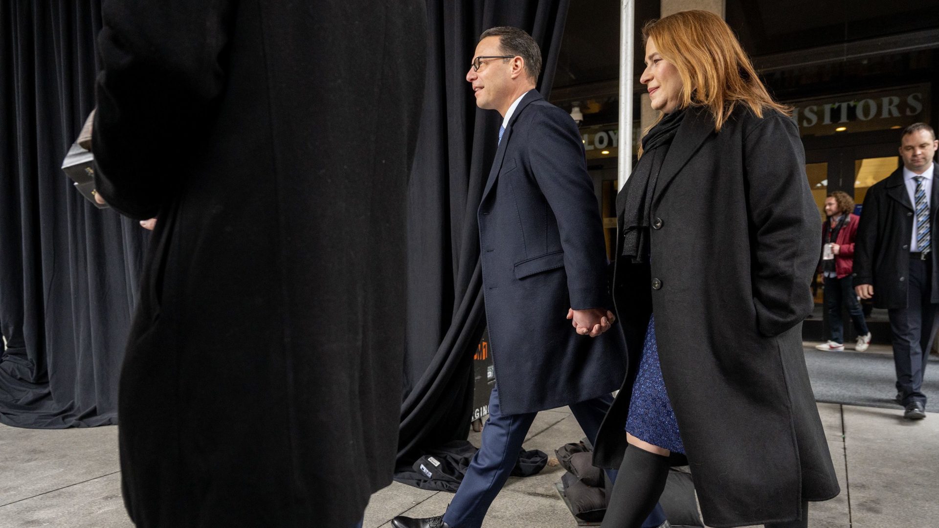 State College - josh shapiro lori shapiro inauguration credit tom gralish phila inq