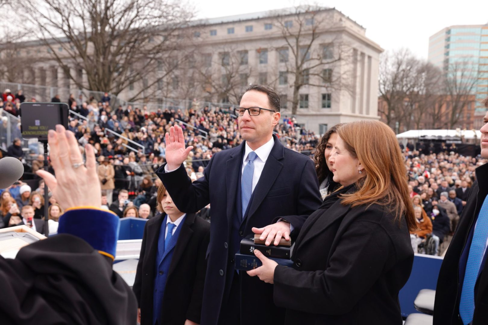 State College - josh shapiro oath credit commonwealth media