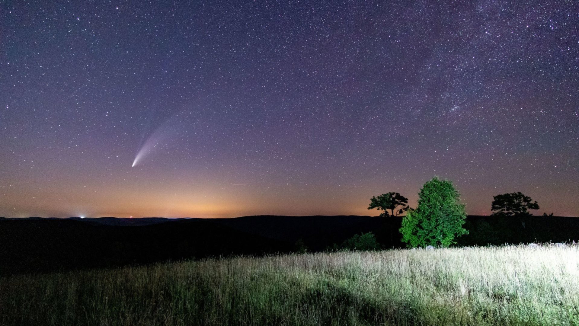 State College - night sky pa wilds credit Brian Reid eventide light photog