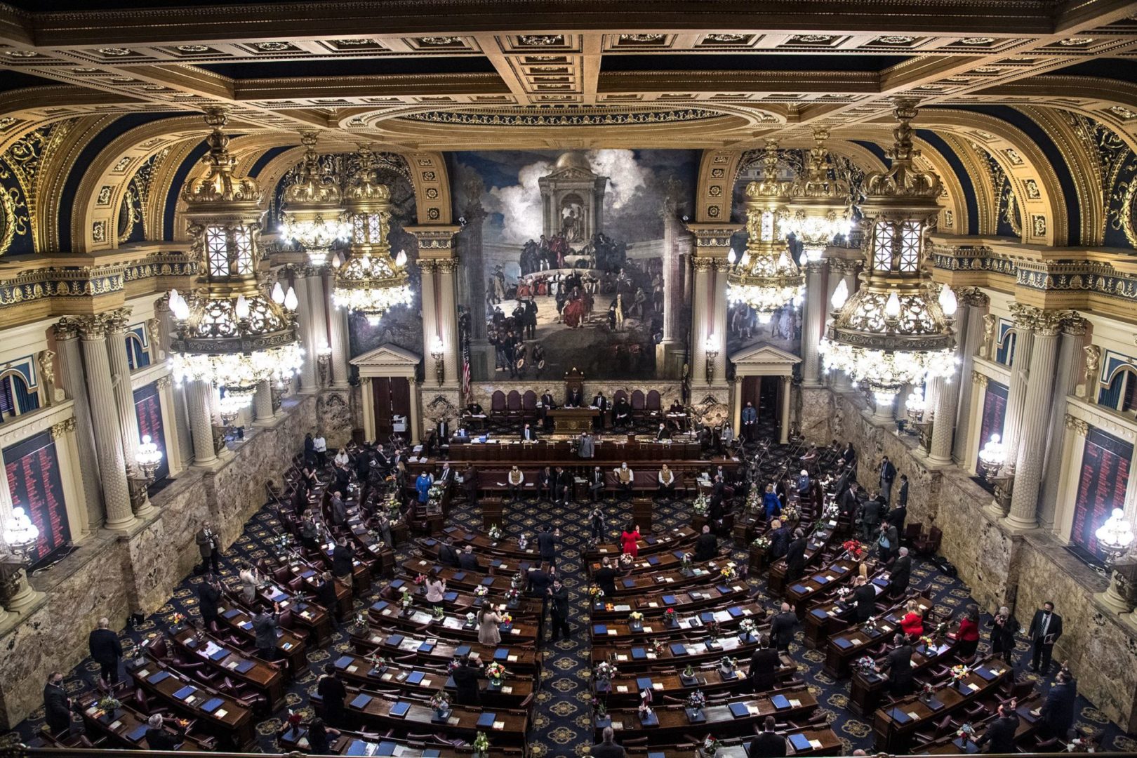 State College - pennsylvania house chamber spotlight credit jose f moreno phila inq