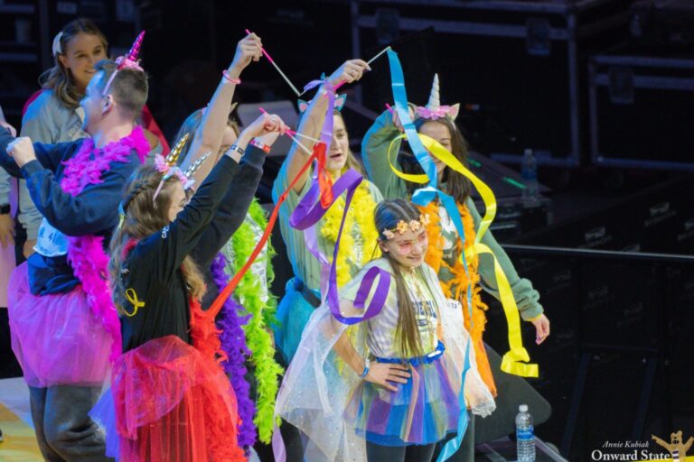 Kids’ Fashion Show Lights Up Sunday Morning Scene at THON 2023
